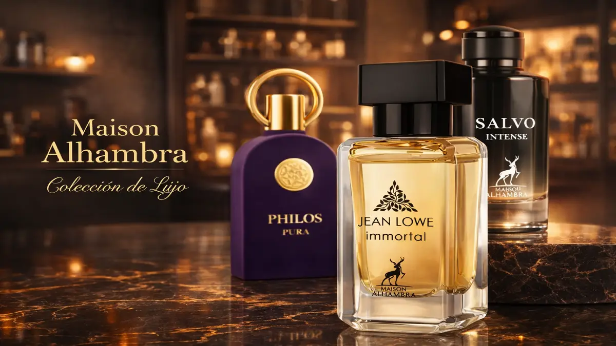 Exhibición de los mejores perfumes Maison Alhambra en Argentina incluyendo Salvo Intense y Jean Lowe Immortal