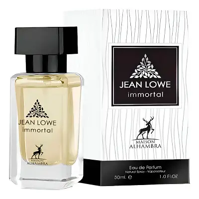 Inspección visual del frasco cilíndrico de Jean Lowe Immortal de 30ml o 100ml de Maison Alhambra de 400x400 píxeles