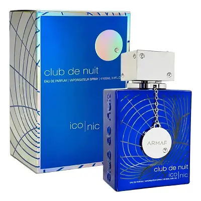 Caja y frasco del perfume Armaf Club de Nuit Iconic
