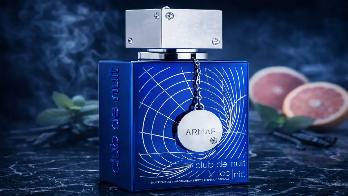 Frasco original de Armaf Club de Nuit Iconic en Argentina perfume azul